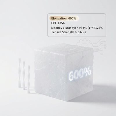 Qualità Additivo per guaine di cavi e fili in PVC CPE 135A ritardante di fiamma agente chimico ausiliario CAS 63231-66-3 fabbrica